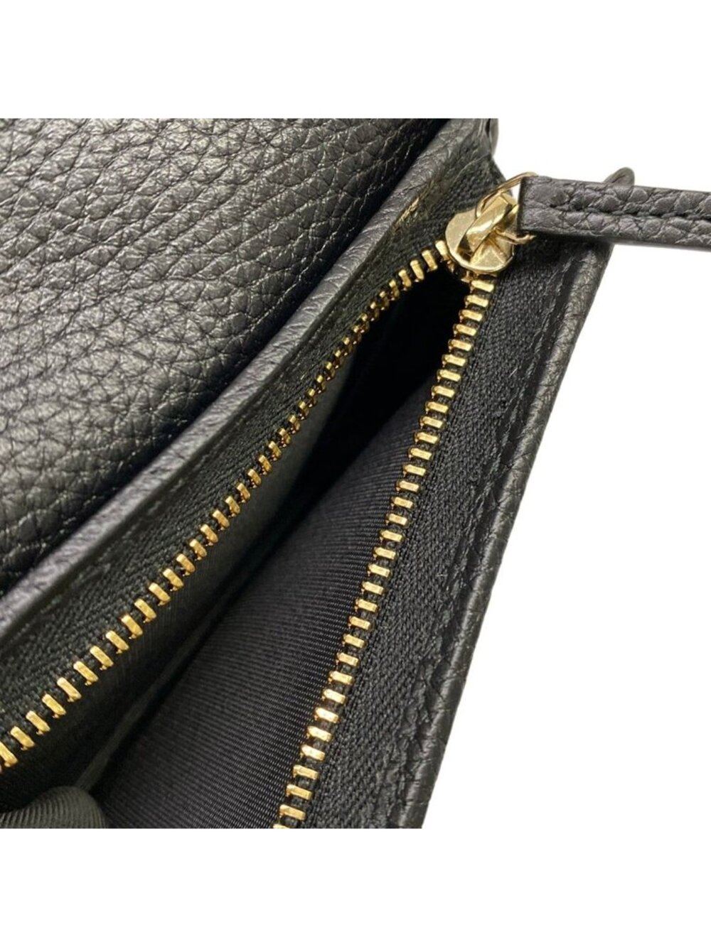 Gucci Bifold Wallet Jackie Black Silver Leather - Picture 4 of 10